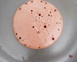 A picture of step 4 of Eggless Chocolate Pancakes.