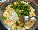 A picture of step 3 of Oats Paneer Tikki.