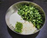 Instant sooji spinach idli recipe step 1 photo