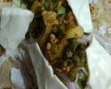 A picture of step 7 of Healthy chapati roll.