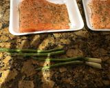 A picture of step 2 of Salmon and Asparagus Foil.