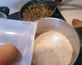 Foto del paso 5 de la receta: Arroz blanco con berenjenas, carne y un toque de curry