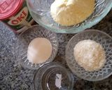 A picture of step 1 of Coconut milk candy.