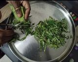 A picture of step 1 of Colocasia OR Arbi Leaves Dhokla (Gujarati Special).