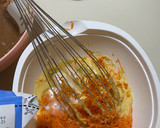 Foto del paso 4 de la receta: Queque o bizcocho mármol de naranja, zanahoria y chocolate muy esponjoso 🍊🥕🍫