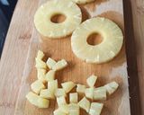 Une image de l'étape 1 de Rillettes de thon, ananas et curry.