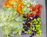 Foto langkah ke 2 dari resep Rainbow Salad (Vegan).