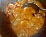 A picture of step 4 of Delhi Style Shaljum Gosht.