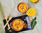 A picture of step 6 of Mango shrikhand ❤️😋😋😋😋😋❤️.
