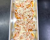 Foto langkah ke 3 dari resep Roti Sobek Sosis Bolognaise.