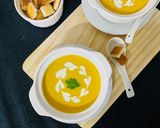 A picture of step 6 of Butternut Squash Soup.