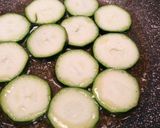 A picture of step 1 of Feta, smoked salmon and courgette pie.
