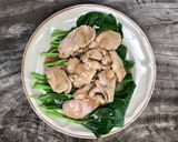 รูปขั้นตอนการทำที่ 3 ของ หมูผัดน้ำมันหอยราดคะน้า