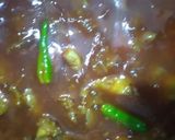 A picture of step 2 of Chicken Manchurian.