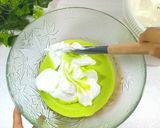 Foto langkah ke 4 dari resep Ogura cake pandan.