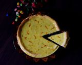 A picture of step 8 of Peek a Boo “Baked Gulab Jamun cheese cake”:.