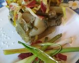 Foto del paso 3 de la receta Borraja con puerro y jamón. Especial para diabéticos. Receta 5*