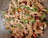 A picture of step 2 of Pasta Mayo Chaat - Katori chaat & wrap.