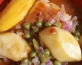 A picture of step 6 of Papa Legit Sumptuous Plantain Potato Stew with crunchy Peas! 😋.