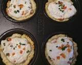 Goat's cheese and pepper tarts recipe step 3 photo