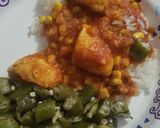 A picture of step 8 of Red Sauce Chicken.