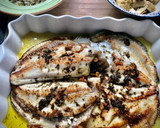 Foto del paso 9 de la receta: Lomos de rodaballo a la plancha con alcachofas al godello y arroz con semillas