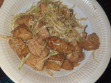 Awara and cabbage