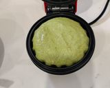 A picture of step 5 of Cheesy Veggie Moong Waffle Bites.