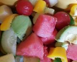 A picture of step 1 of My Refreshing Chunky Salad for those hot days.