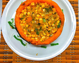 Foto del paso 4 de la receta: Calabaza rellena con choclo