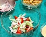 काबुली चना और पनीर सलाद (kabuli chana aur paneer salad recipe in Hindi) रेसिपी चरण 2 फोटो