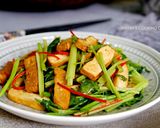香芹炒豆干 - 適合炎夏的餐桌料理的食譜步驟6照片