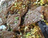 A picture of step 2 of Vegetarian Grilled Meat Bánh Hỏi.