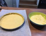 Une image de l'étape 4 de Gâteau basque à la cerise.