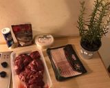 Csirkemáj bacon-be tekerve, rozmaring nyárson recept fázis 1 fotója