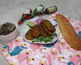 عکس مرحله 2 از دستور کتلت کنجدی با سیب زمینی و گوشت چرخکرده