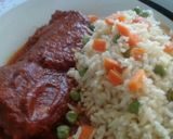 Foto del paso 7 de la receta: Tortitas de pollo en salsa de 3 chiles
