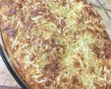 Foto del paso 7 de la receta Bizcocho salado con patatas, queso y jamón dulce