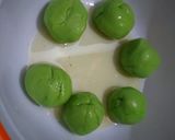 Foto langkah ke 8 dari resep Roti Maryam / Kue Canai/ Kue Phrata Pandan Berserat dan Pandan Isi Coklat.