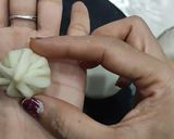 A picture of step 5 of Mango Cheese Fried Modak.