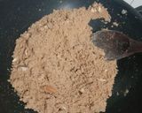 A picture of step 2 of Jaggery panjiri.