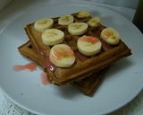 Foto del paso 4 de la receta: Waffles de avena, banana y chocolate