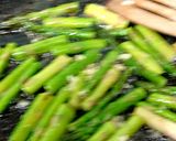 A picture of step 3 of My healthy Breakfast, Avocado,Garlic Asparagus & Poached Egg.