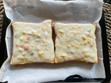 Cream soup pizza
