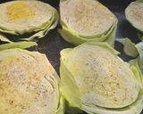 Mindenmentes káposztás kocka (sütőben sült káposztával, köleses-rizstesztával) recept fázis 2 fotója