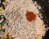 A picture of step 7 of Oats Upma.