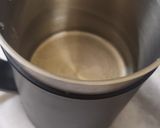 A picture of step 1 of Dalgona coffee.