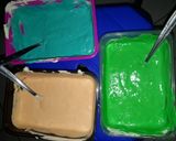 Foto langkah ke 8 dari resep Rainbow Cake | Birthday Cake | kue ulang tahun 8 telor.