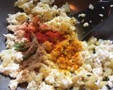 A picture of step 5 of Chena / Paneer Sandwich.