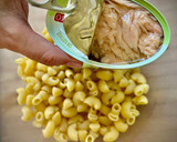 Foto del paso 2 de la receta: Pasta corta con bayas de goji, bonito del norte y aceitunas